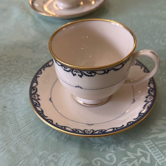 LENOX PRESIDENTIAL COLLECTION LIBERTY FOOTED CUP AND SAUCER 🦅 - Picture 1 of 5